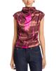 Area Stars Area Stars Avery Satin Print Top - 1