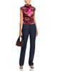 Area Stars Area Stars Avery Satin Print Top - 2