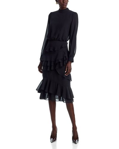 Area Stars Area Stars Evelyn Mock Neck Midi Dress