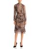 Area Stars Area Stars Jayla Leopard Print Tiered Ruffle Dress - 1
