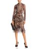 Area Stars Area Stars Jayla Leopard Print Tiered Ruffle Dress - 2