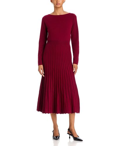 Area Stars Area Stars Miller Boat Neck Ribbed Sweater Dress