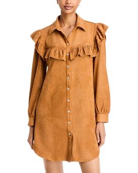 Area Stars Area Stars Parker Ruffled Button Front Dress
