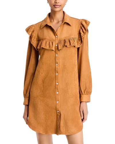 Area Stars Area Stars Parker Ruffled Button Front Dress