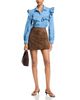 Area Stars Area Stars Parker Ruffled Denim Shirt - 2