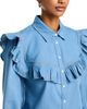 Area Stars Area Stars Parker Ruffled Denim Shirt - 4