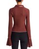 Area Stars Area Stars Remi Ribbed Button Placket Top - 3