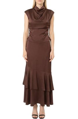 AREA STARS AREA STARS Solid Tulip Hem Skirt