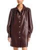 Area Stars Area Stars Wren Faux Leather Button Front Dress - 1