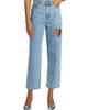 Area Women's Crystal Heart Mid-Rise Straight Jeans - 3