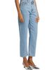 Area Women's Crystal Heart Mid-Rise Straight Jeans - 4