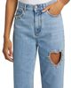 Area Women's Crystal Heart Mid-Rise Straight Jeans - 6