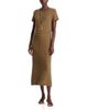 A.ren a. ren Blythe Cotton Blend Short Sleeve Midi Dress - 1