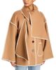 A.ren a. ren Eliette Blanket Stitch Double Face Scarf Coat - 1
