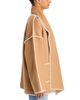 A.ren a. ren Eliette Blanket Stitch Double Face Scarf Coat - 5