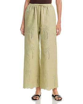 A.ren a. ren Ramona Drawstring Eyelet Pants