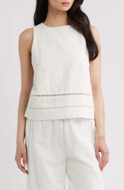 A.REN A.REN Siena Ladder Stitch Sleeveless Top