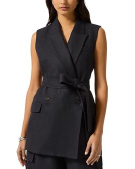 Argent Argent Belted Vest