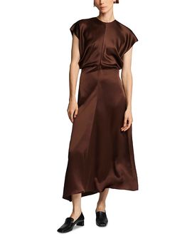 Argent Argent Draped Silk Dress