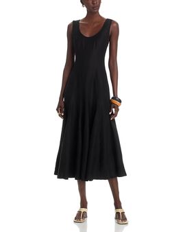 Argent Argent Godet Dress