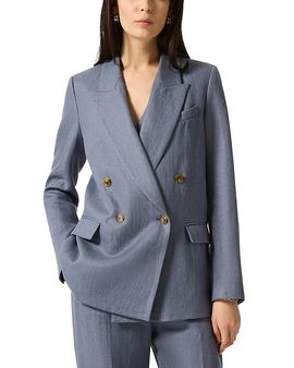 Argent Argent Peak Lapel Blazer