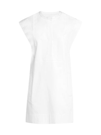 Argent Women's Cotton Sateen Shift Minidress