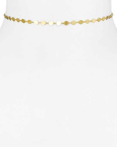 Argento Vivo Argento Vivo 18K Gold-Plated Sterling Silver Disc Choker Necklace, 12