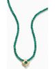 ARGENTO VIVO ARGENTO VIVO 18k Gold Plated Beaded Clover Pendant Necklace  - 1