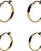 ARGENTO VIVO ARGENTO VIVO 2 Pairs of Sterling Silver Flat Edge Hoop Earrings - 1