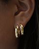 ARGENTO VIVO ARGENTO VIVO 2 Pairs of Sterling Silver Flat Edge Hoop Earrings - 3
