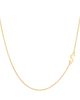 Argento Vivo Argento Vivo Asymmetrical Initial Necklace in 18K Gold-Plated Sterling Silver, 16 - 2