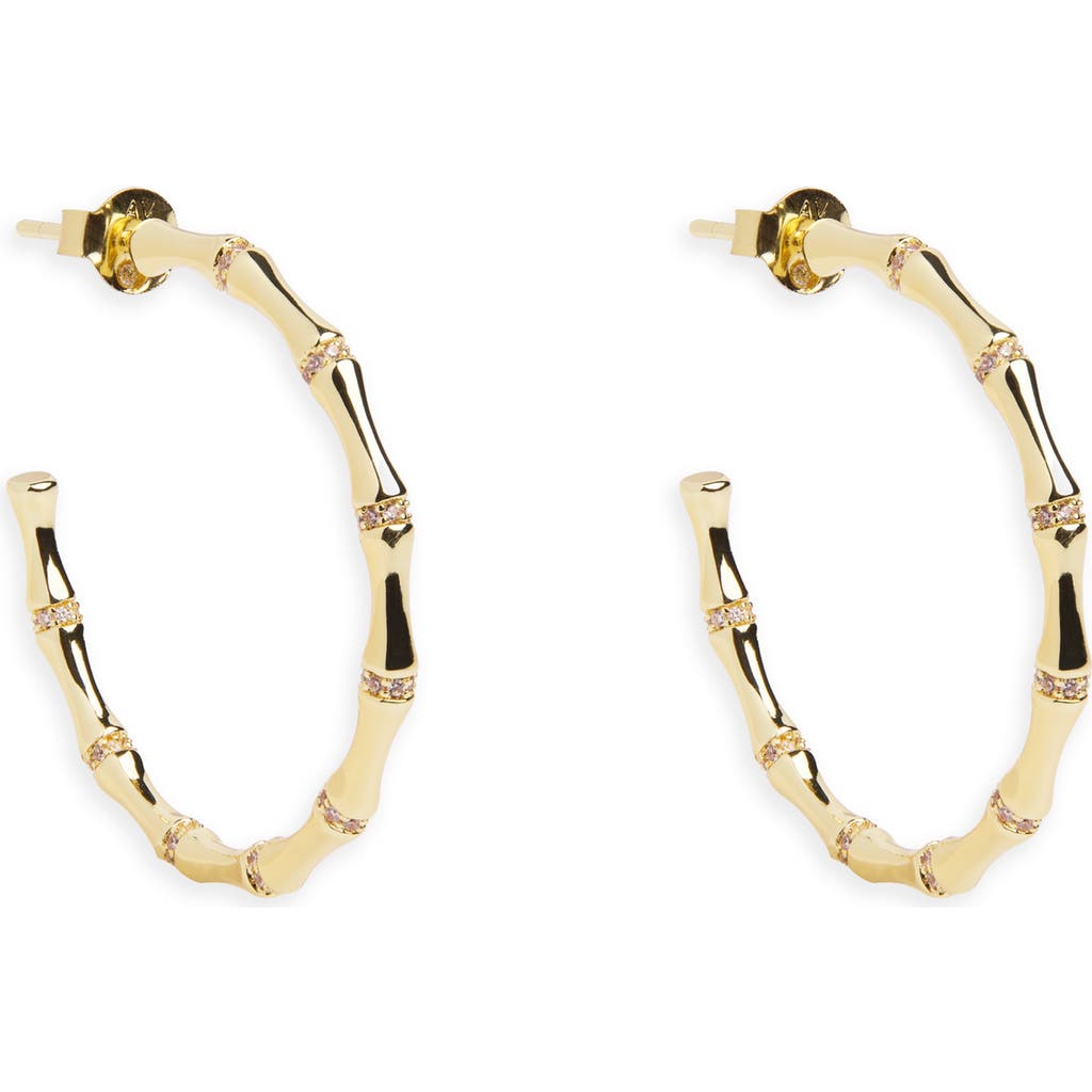ARGENTO VIVO ARGENTO VIVO Bamboo Hoop Earrings