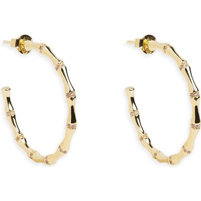 ARGENTO VIVO ARGENTO VIVO Bamboo Hoop Earrings