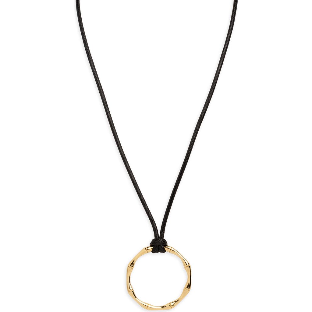 ARGENTO VIVO ARGENTO VIVO Bamboo Pendant Necklace