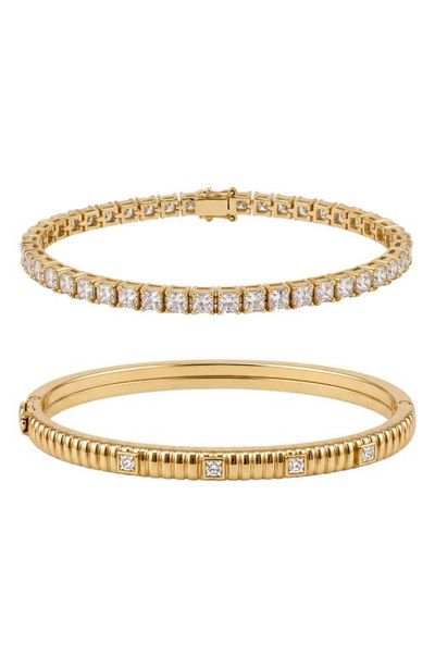ARGENTO VIVO ARGENTO VIVO Brady Set of 2 Cubic Zirconia Bracelets