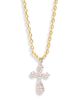 ARGENTO VIVO ARGENTO VIVO Cariann Two Tone Cross Necklace - 1