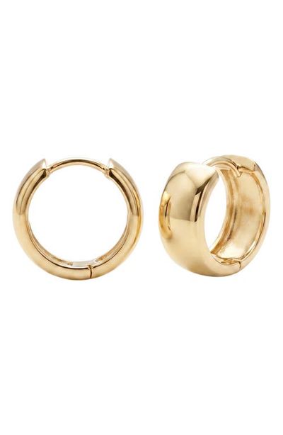 ARGENTO VIVO ARGENTO VIVO Chunky Huggie Hoop Earrings