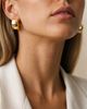 ARGENTO VIVO ARGENTO VIVO Chunky Huggie Hoop Earrings - 3