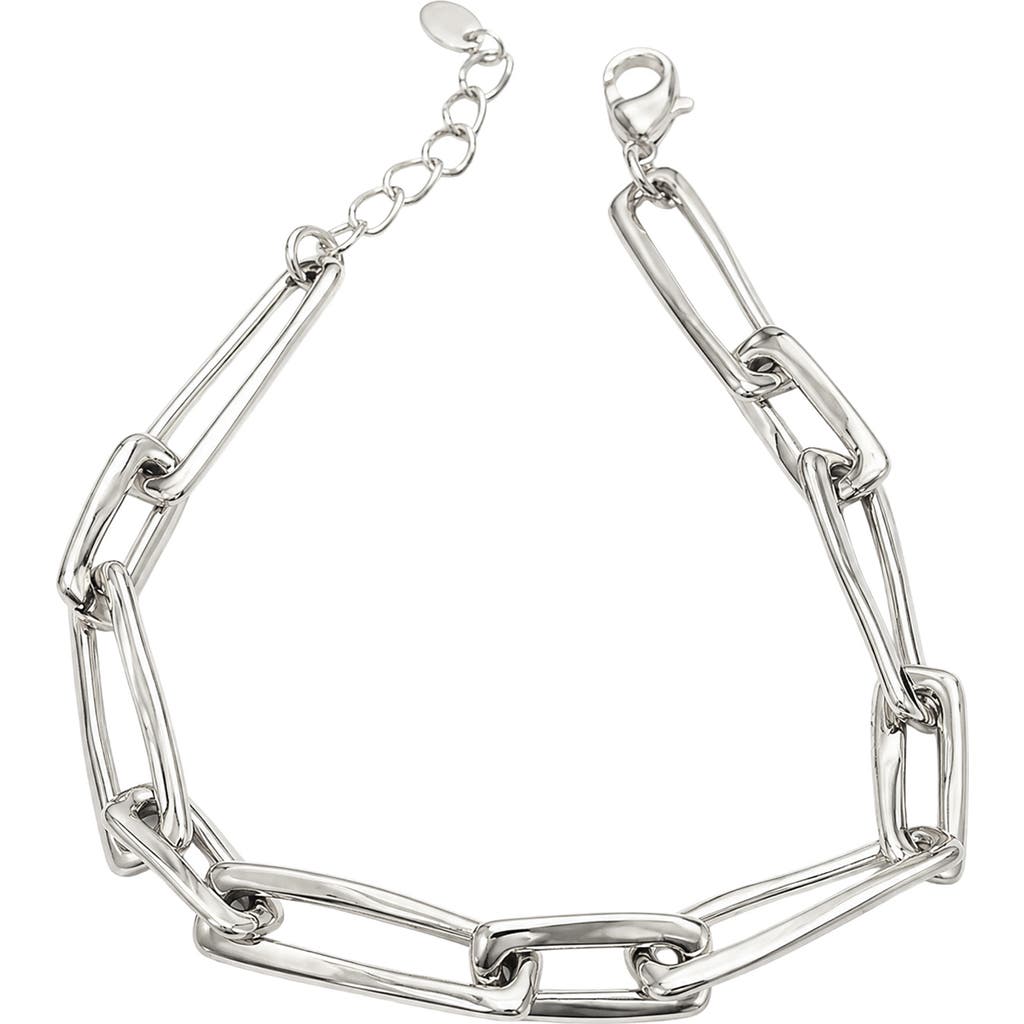 ARGENTO VIVO ARGENTO VIVO Chunky Paper Clip Chain Bracelet