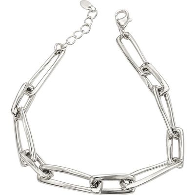ARGENTO VIVO ARGENTO VIVO Chunky Paper Clip Chain Bracelet