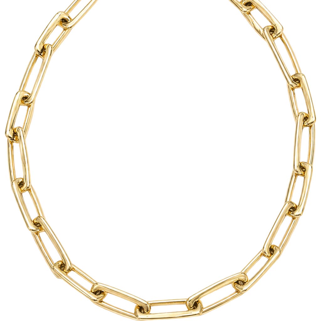 ARGENTO VIVO ARGENTO VIVO Chunky Paper Clip Chain Necklace