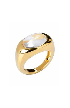 ARGENTO VIVO ARGENTO VIVO Clear Cabochon Ring