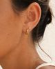 ARGENTO VIVO ARGENTO VIVO Crisscross Huggie & Cubic Zirconia Stud Earring Set - 2