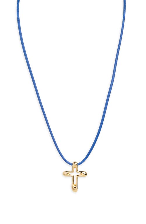 ARGENTO VIVO ARGENTO VIVO Cross Cord Necklace