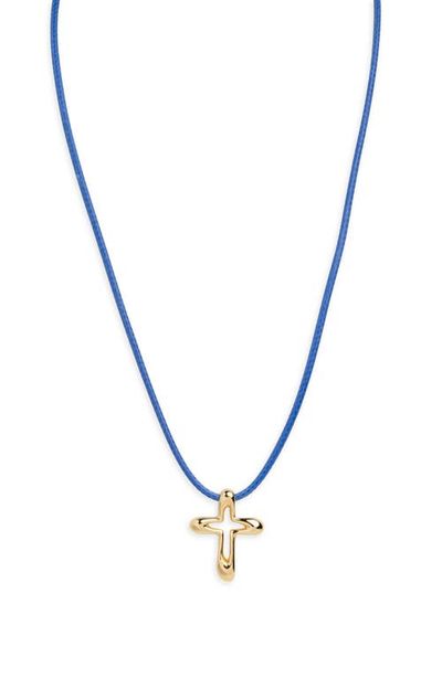 ARGENTO VIVO ARGENTO VIVO Cross Cord Necklace