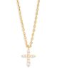 ARGENTO VIVO ARGENTO VIVO Cubic Zirconia Cross Necklace - 1