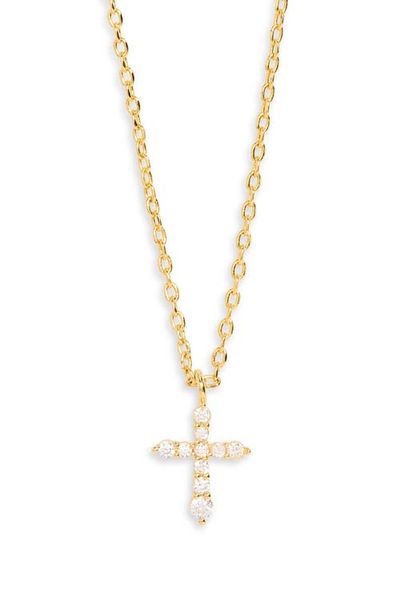 ARGENTO VIVO ARGENTO VIVO Cubic Zirconia Cross Necklace