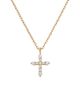 ARGENTO VIVO ARGENTO VIVO Cubic Zirconia Cross Necklace - 4