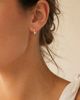 ARGENTO VIVO ARGENTO VIVO Cubic Zirconia Solitaire Huggie Hoop Earrings - 3