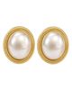 ARGENTO VIVO ARGENTO VIVO Cultured Pearl Bezel Stud Earrings - 1